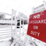 Lifeguarding in winter weather